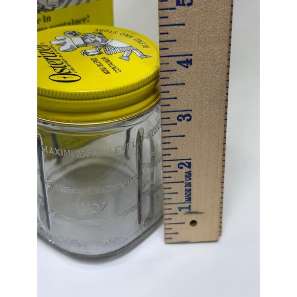 VTG Osterizer Mini-Blend Containers Set 3 in Box 8oz Blender Jars Oster 4" Retro - Picture 6 of 6